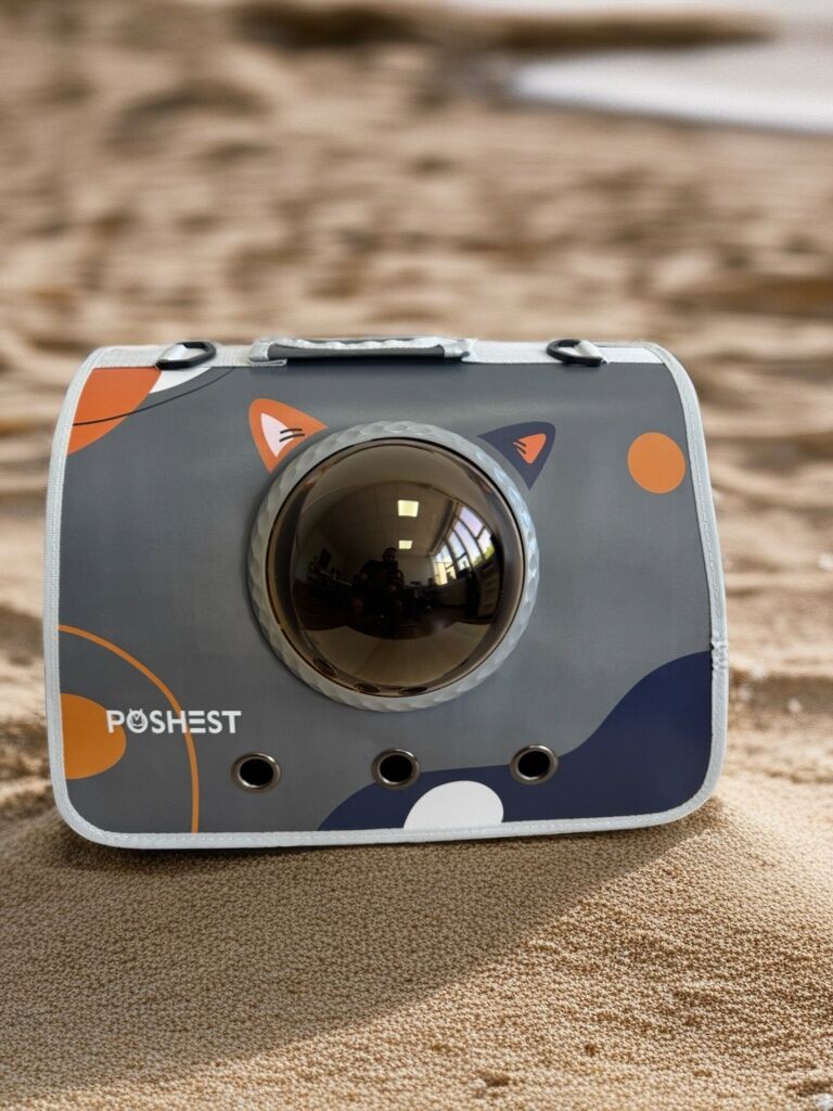 Bolzz Transportna torba za kućne ljubimce Poshest 04, Siva