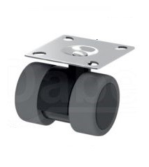 Dabel Točak  Gumeni Fi35Mm Ploča30X30Mm T4117 Opd