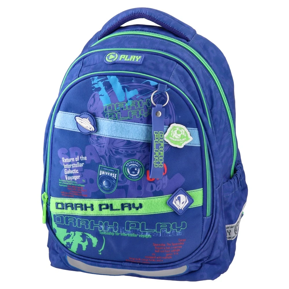Ruksak za igru za dječake Tamni Play Naxx, Anatomski, 41 x 31 x 21 cm, Plavi