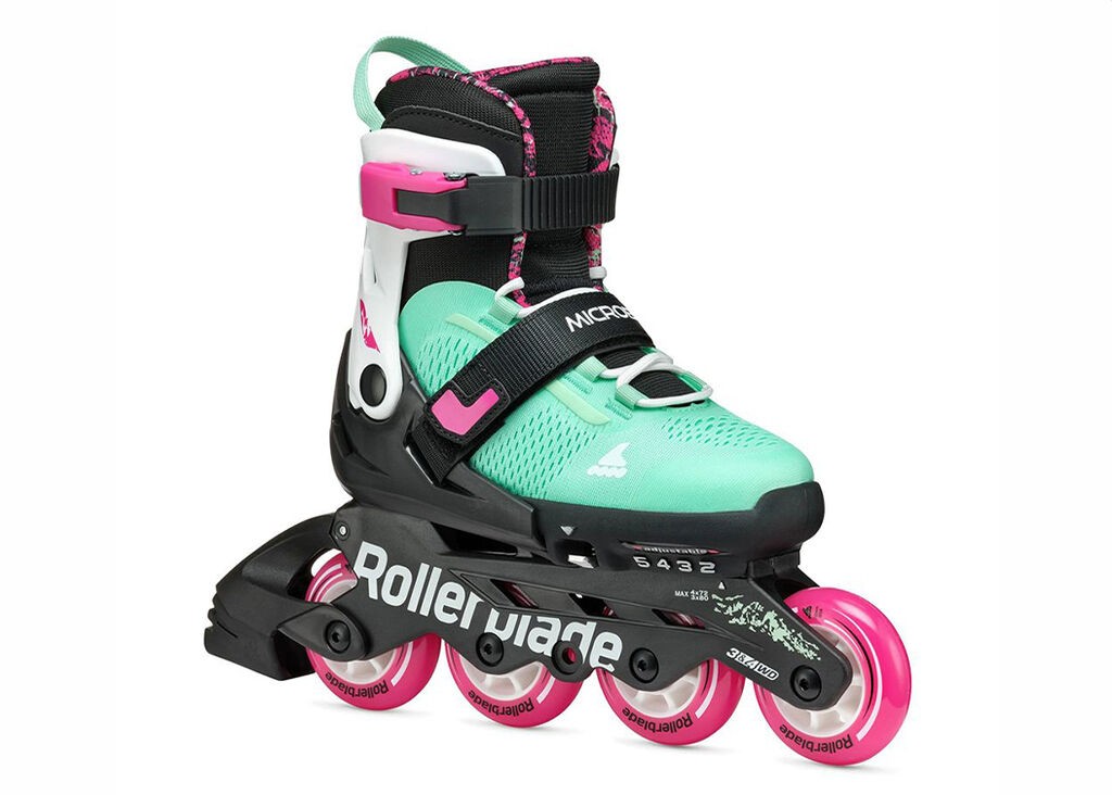 Roleri Podesivi Rollerblade Microblade Xt Black/Sea Green - 28-32
