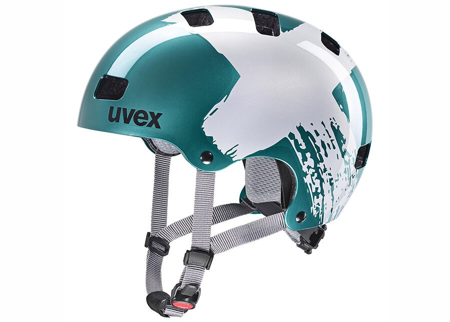 Kaciga Dječija Uvex Kid 3 Dirtbike Teal Silver