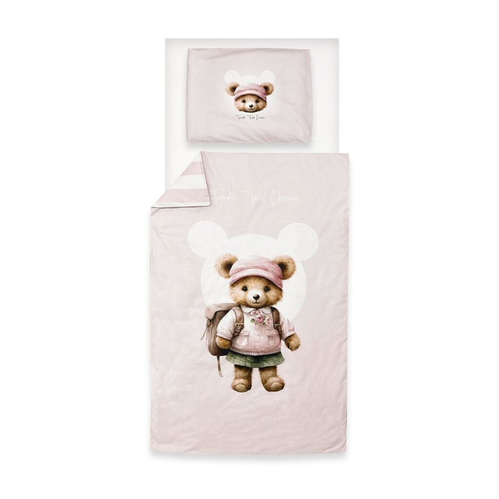 Baby textil Posteljina Teddy Roza 80X120Cm