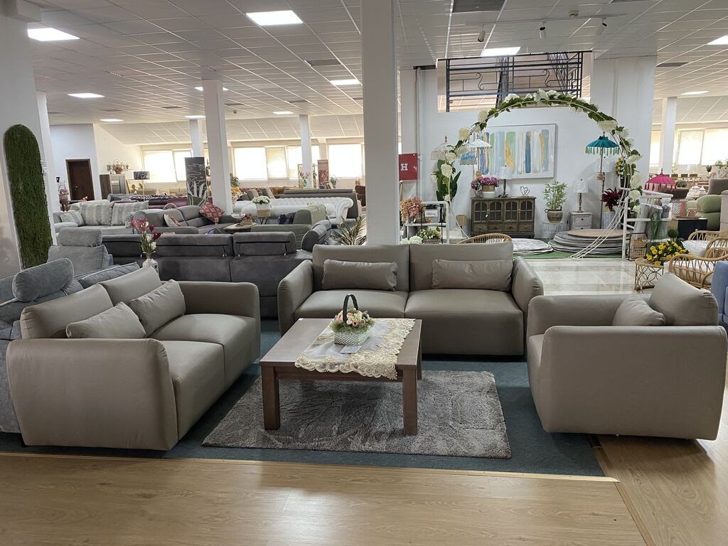 Nube Garnitura Nube Tdf Stof Nube 11 Capuccino Postolje Crna Mat