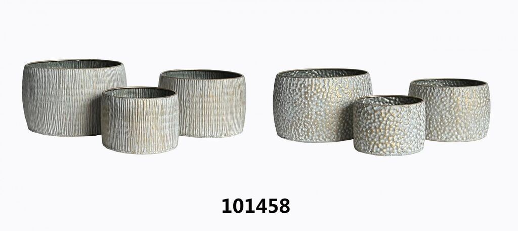 Saksija Metalna 18*12Cm 101460