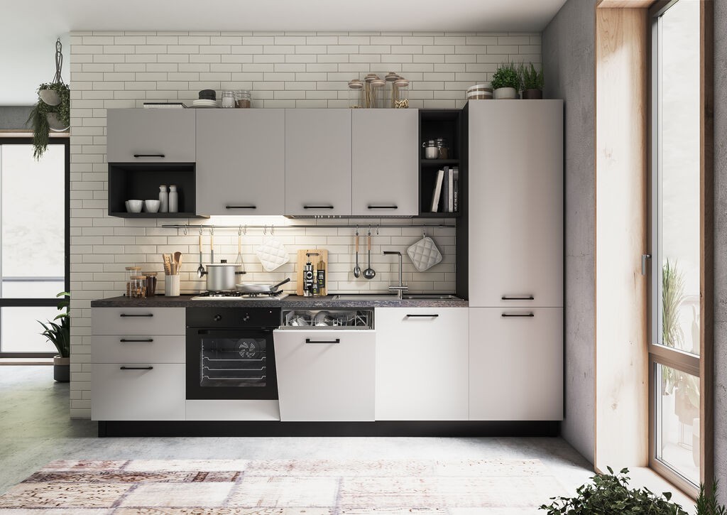 Selene Blok Kuhinja Selene 300 Sa Tehnikom Sx Grigio /Siva/