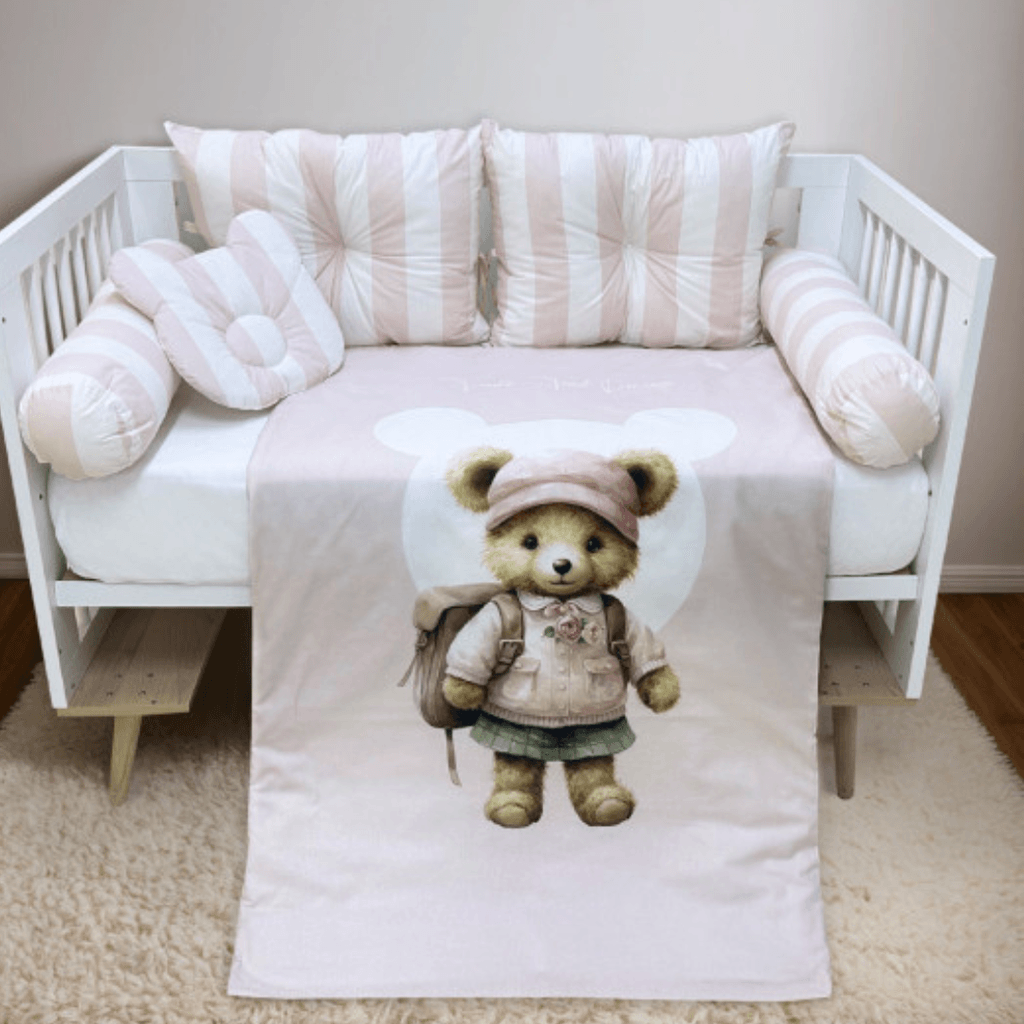 Baby textil Beby Komplet Teddy Roza 8/1