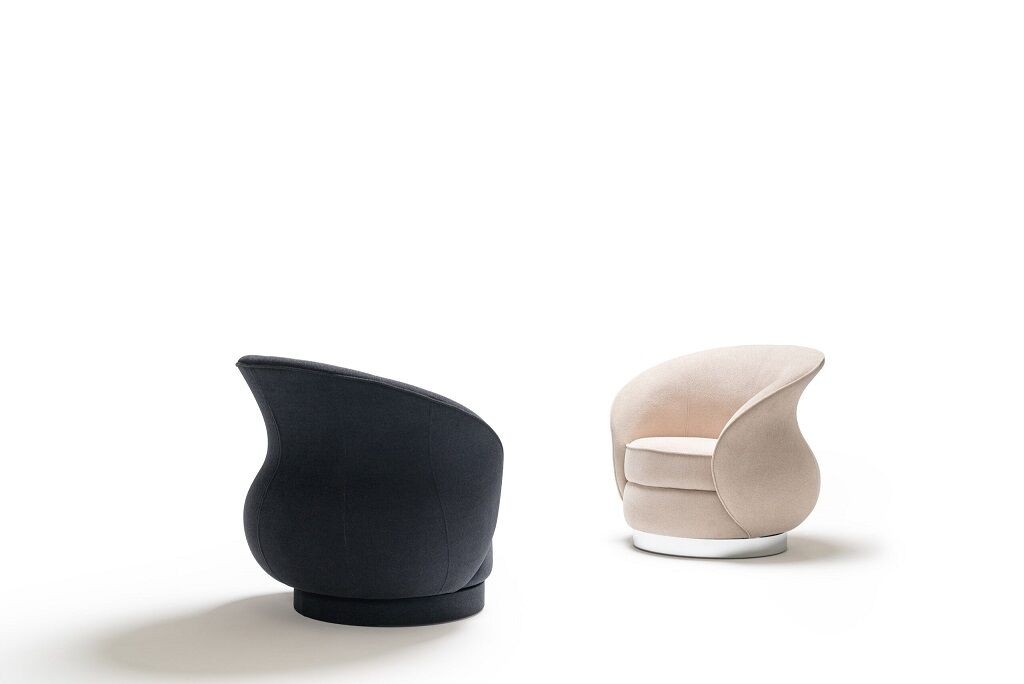 Ajda Fotelja Ajda Stof Zen 125 Tamno-Siva