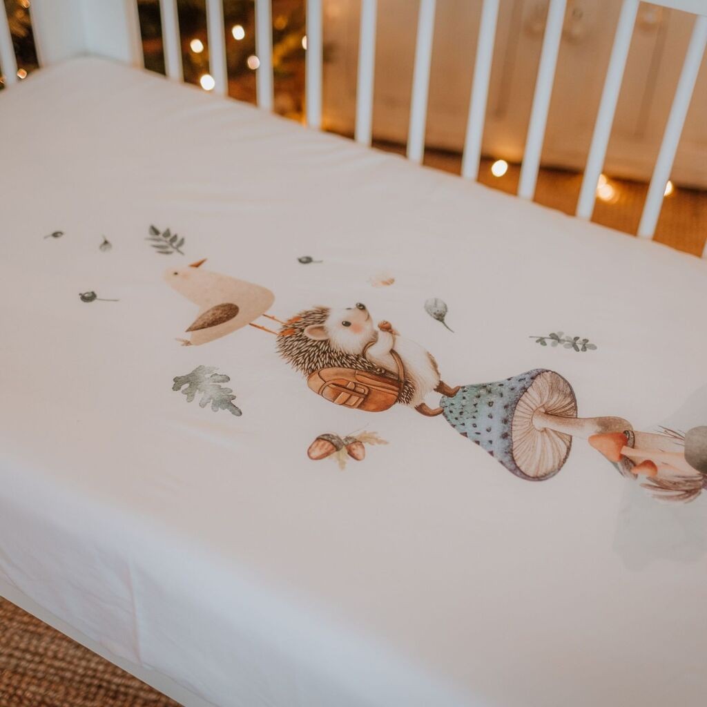 Baby textil Donji Čaršaf S Lastikom  Jež 60X120Cm