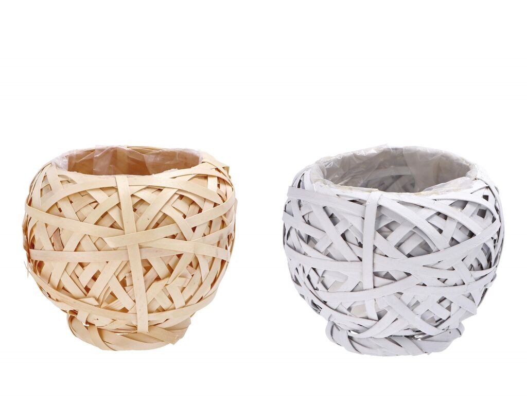 Okrugla Drvena Saksija D23Xh19 112632