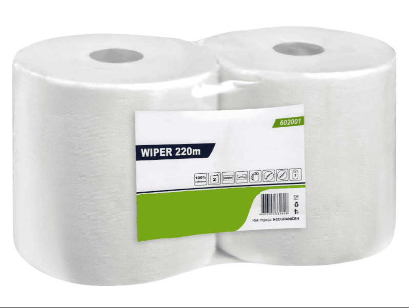 Ubrus Džambo, Industrijski, 2x220m, 2 sloja, 100% celuloza