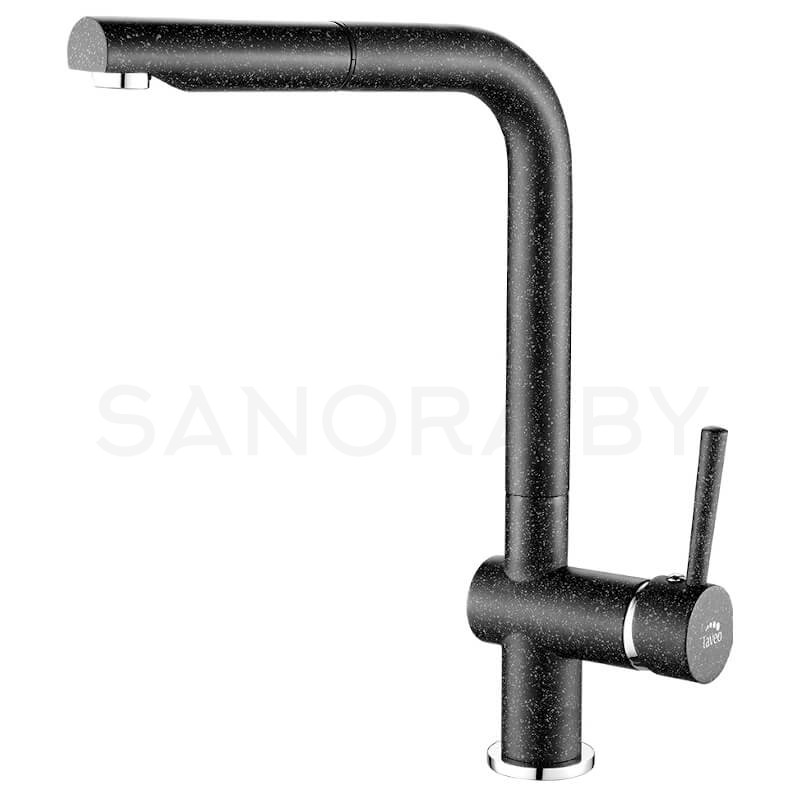 Laveo BLZ 769D Česma za sudoperu sa izvlačnim tušem, Crna