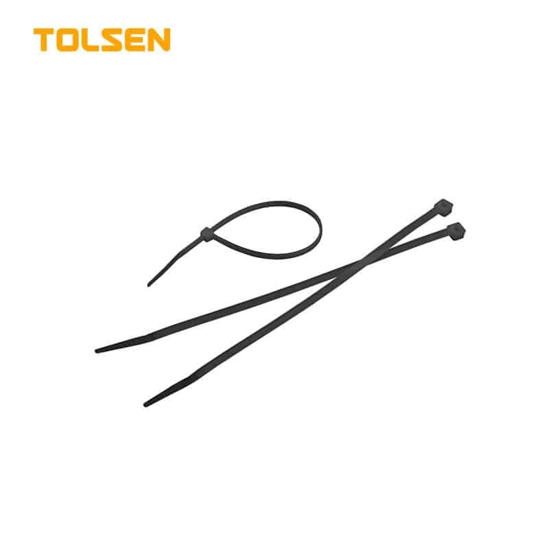 Tolsen Vezice Kabla Plasticne Crne 50173 7.6X450Mm/100Kom Pakovanje