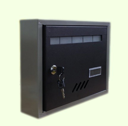 Tehnozanat Poštansko sanduče 300x240x70mm Tip 10 crno/sivo