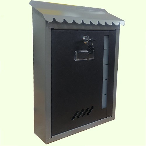 Tehnozanat Poštansko sanduče 360x245x70mm Tip 11 crno/sivo