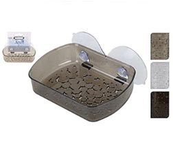 Koopman Držač za sapun PS sa dvije vakum kuke 19x19x12cm