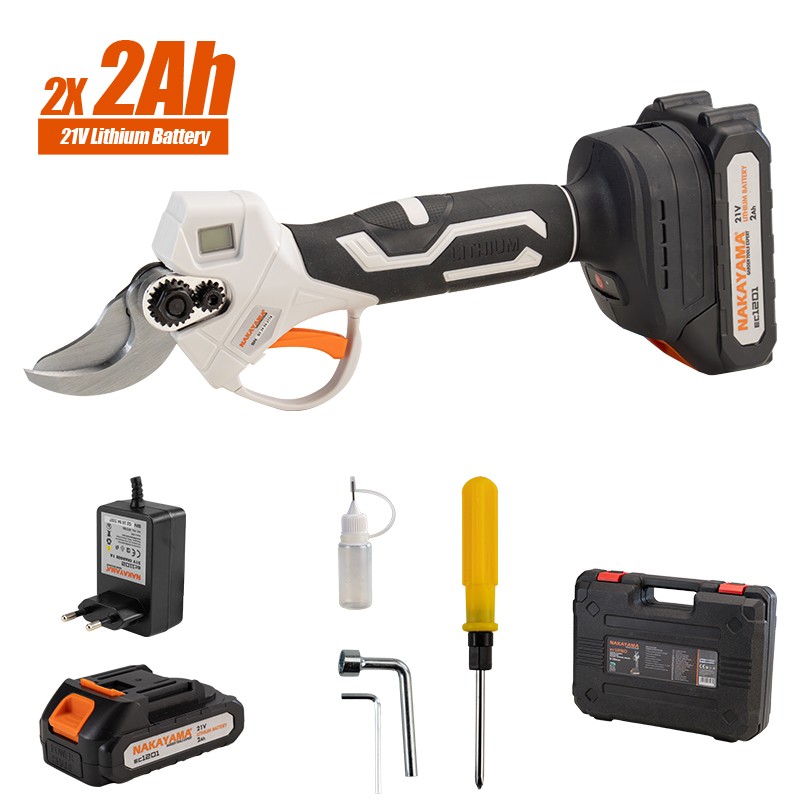 Makaze za grane Fi28mm akumul. 22V 2Ah EC1250