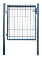 Hebei Metal Vrata jedn 3D 200x50x4mm 123x100cm (okrugli stub),zelena