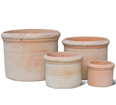 TKPOTTERY Saksija terakota L20xW20xH16cm CYLINDER 20