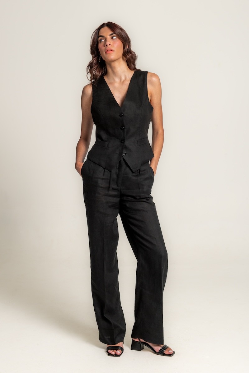 LAPPA woman COLETTE pantalone, Crna