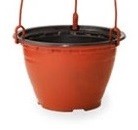 Metaloplastika Saksija za rasad viseća kafena Fi 17cm zapremina 1,38lit