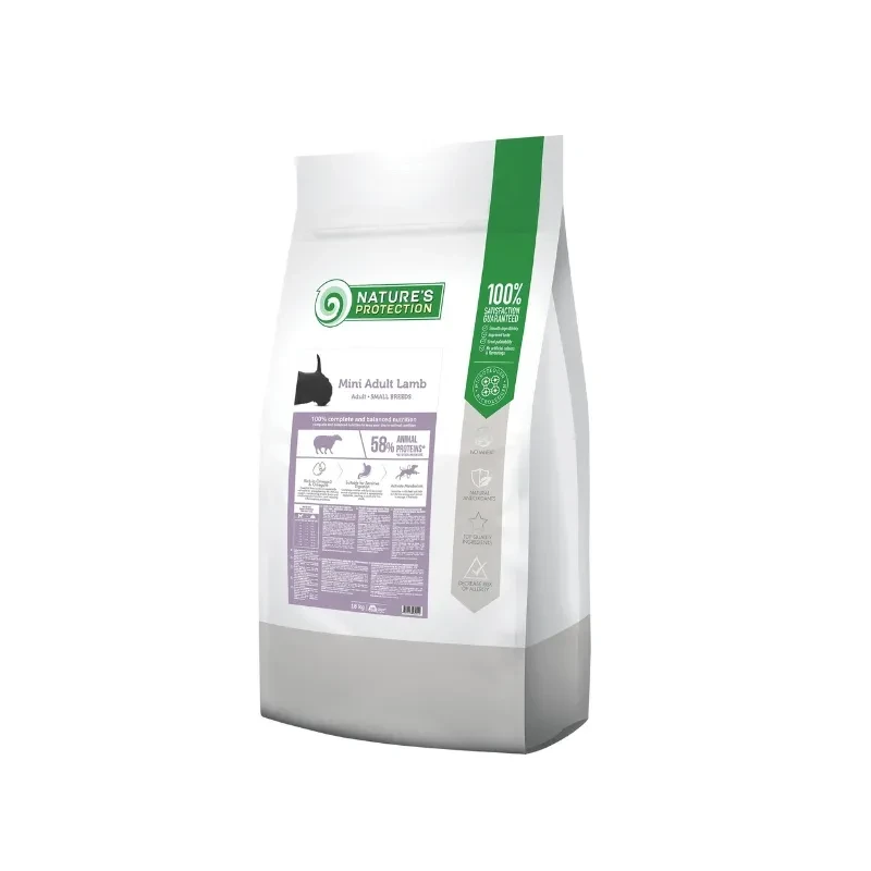 Nature'S Protection Suva Hrana Za Odrasle Pse Malih Rasa Sa Janjetinom Mini Adult Lamb Small Breeds 18Kg