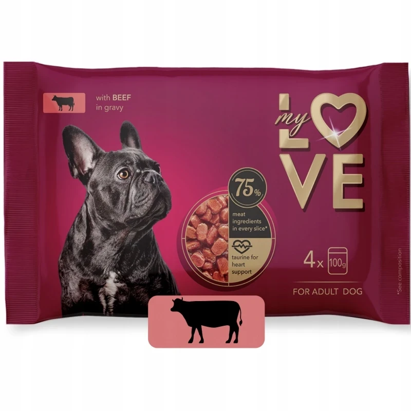My Love   Preliv Za Pse  Govedina 4X100G
