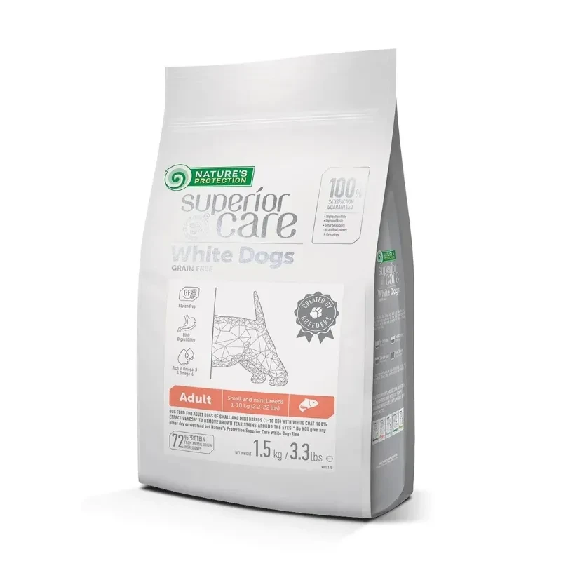 Nature'S Protection Natures Protection  Sc Gf Adult Za Bijele Pse Malih Rasa   Losos