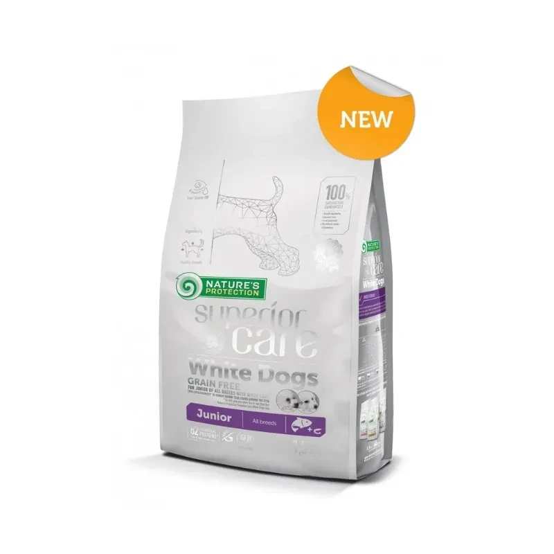 Nature'S Protection Natures Protection  Sc Gf Junior Za Bele Pse Svih Rasa  Losos