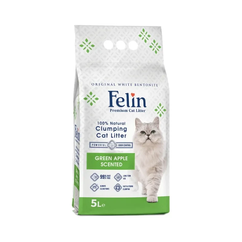 Felin   Pijesak Za Mačke  Sa Mirisom Zelene Jabuke