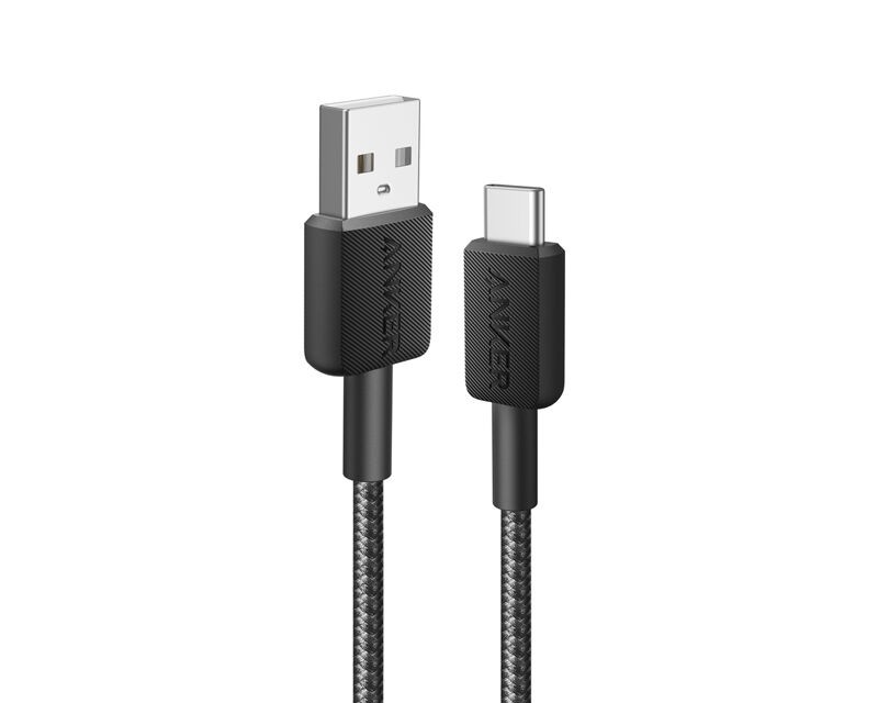 Anker Kabl 322 USB-A to USB-C, Crni