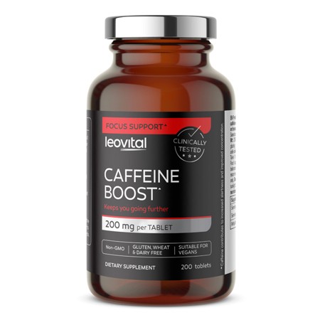 LEOVITAL Pre-workout CAFFEINE BOOST, 200 tableta
