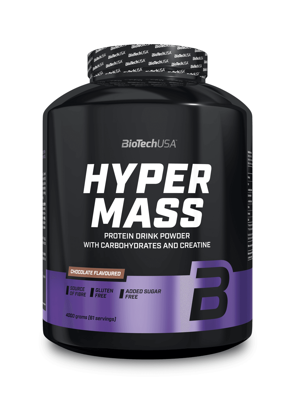 BIOTECHUSA Protein za jačanje mišića HYPER MASS, 4kg, Čokolada