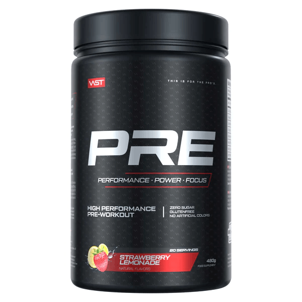 VAST SPORT Pre-workout, 480g, Strawberry Lemonade