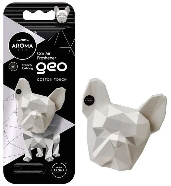 Aroma Car Polymer Geo Pas White Cotton Touch