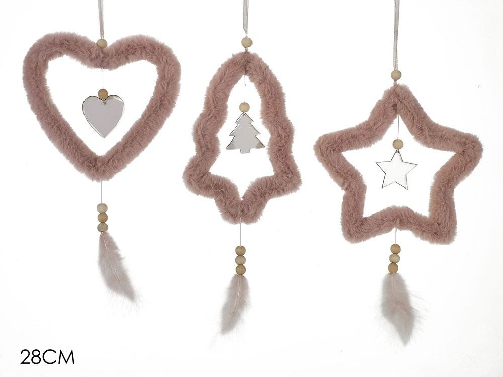 Novogodišnji Ukras Rozi 436958 Roze