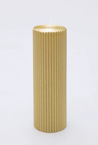 Svijeća Cm.5X15H  Zlatna Ac14276 Zlatna Boja