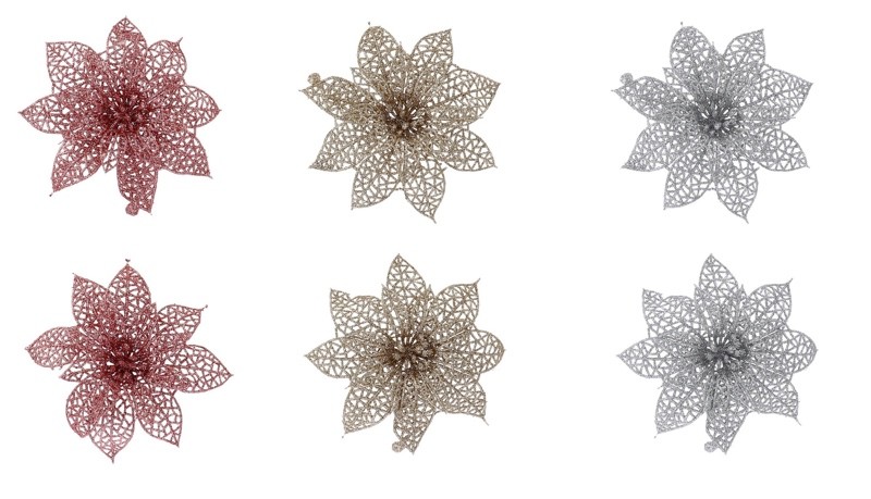 Novogodišnji Cvijet A3Col Diam14 78557