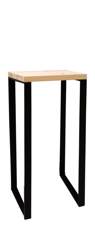 Sto Metalni Sa Drvenom Plocom 30X24X74 79632