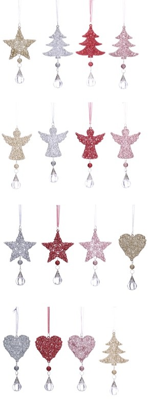 Novogodišnji Ukras Akrilni A4M4C Exp72 Cm9X18 87035