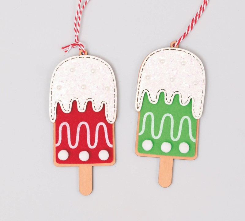 Novogodišnji Ukras Na Kacenje Sladoled Cm.12 Ac15423