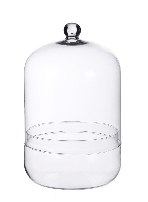 Zdjela Staklena Sa Poklopcem Diam18Xh34