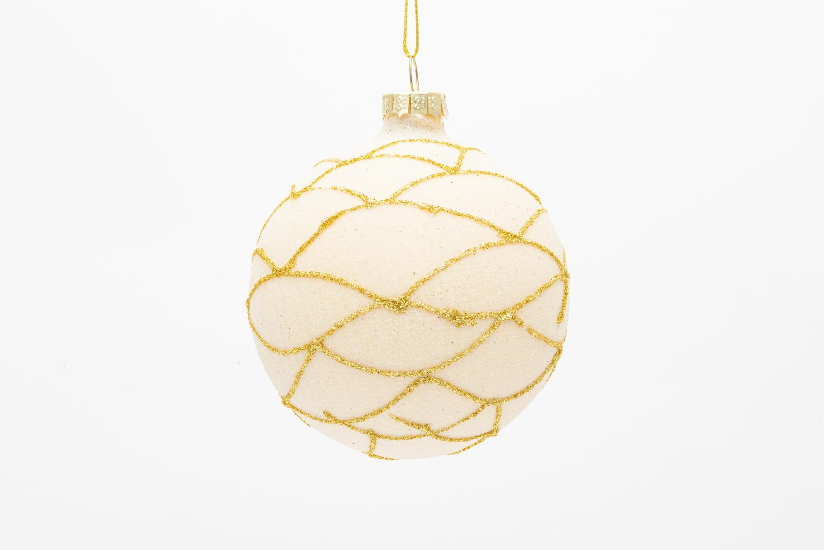 Staklena Kugla Za Jelku  Bijela  8 Cm Ebv645218 E Bijela