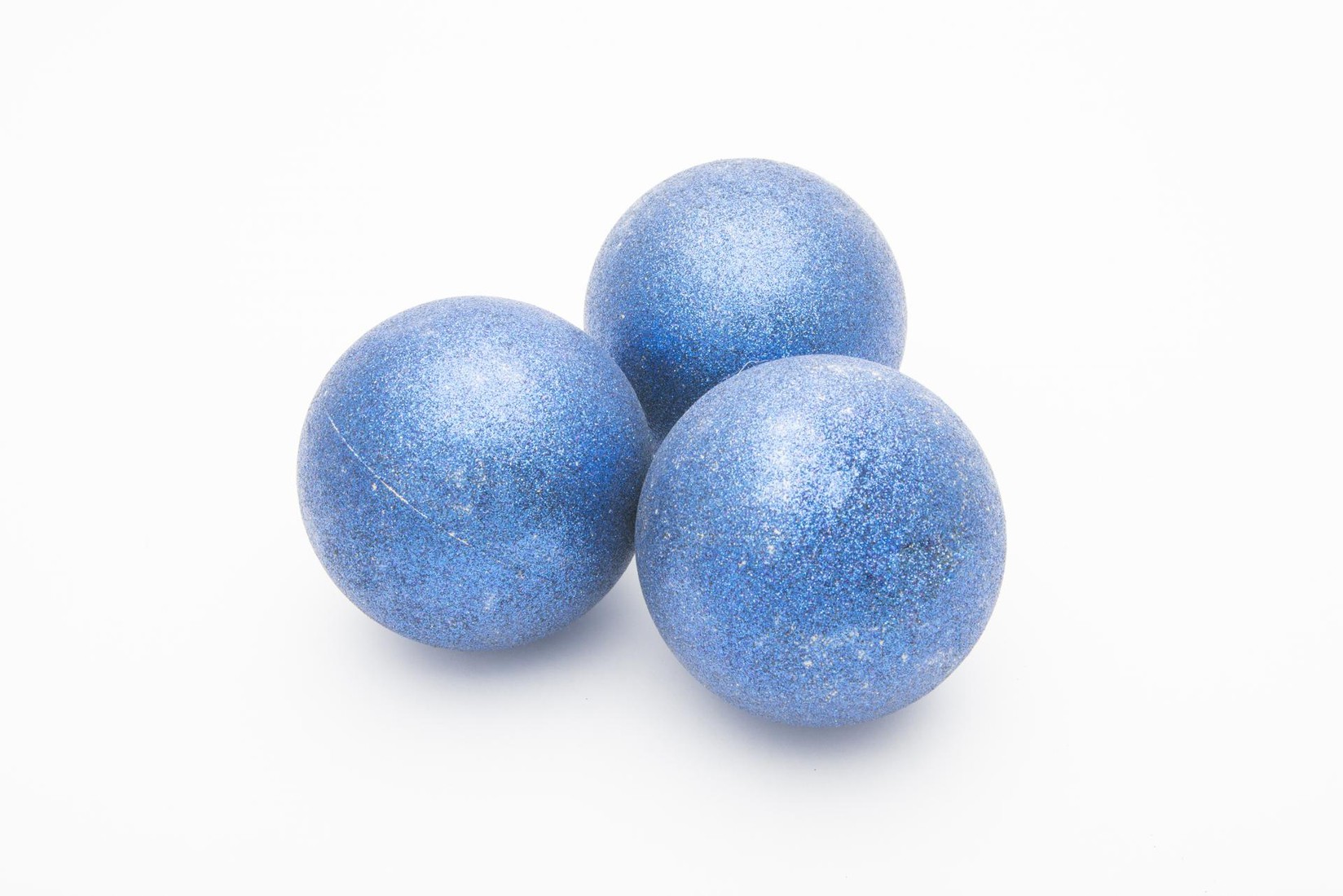 Kugle Za Jelku  Set 3 Kom  8 Cm  Plave Ar/8003M Plava