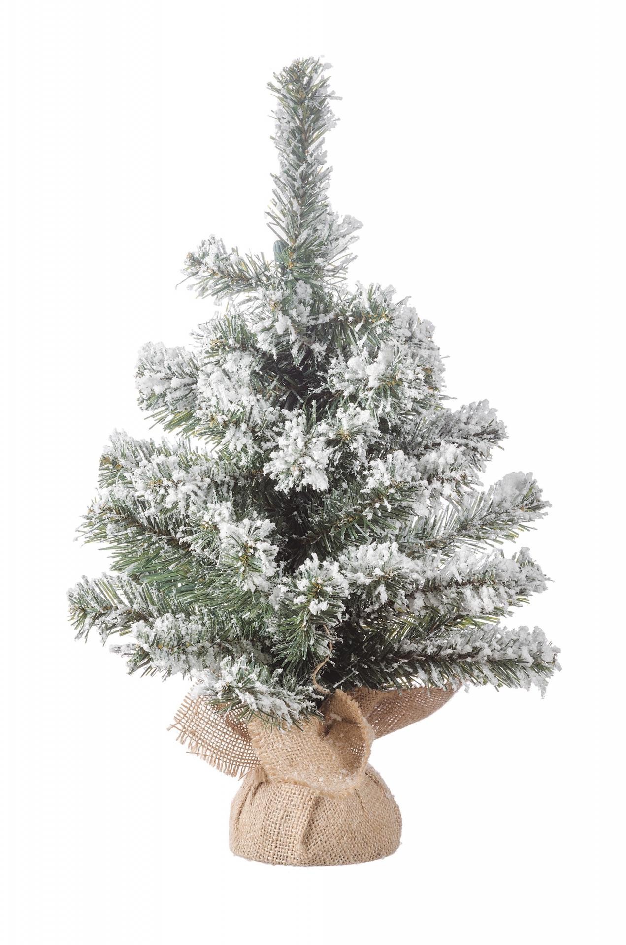 Jelka Prekrivena Snijegom  Sa Bazom Od Jute  D10Xh45 59020