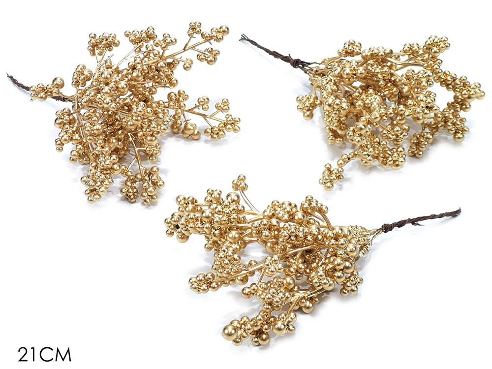 Cvijet  21Cm Zlatni 3Ass 428301 Zlatna Boja