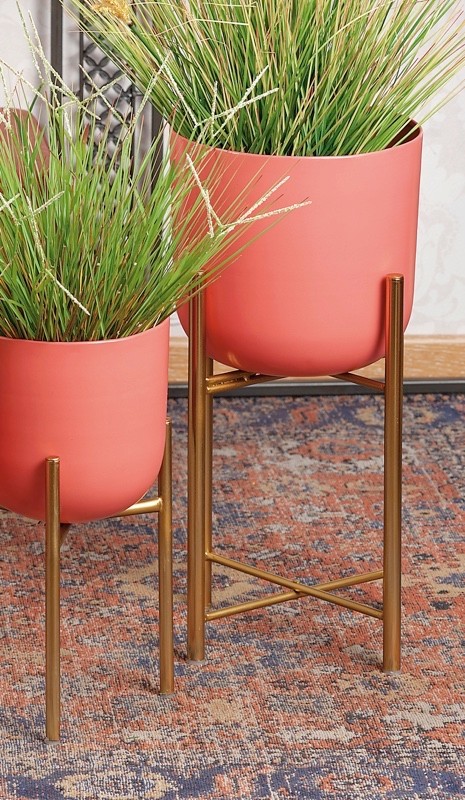 Saksija Sa Metalnim Postoljem  D26Xh49