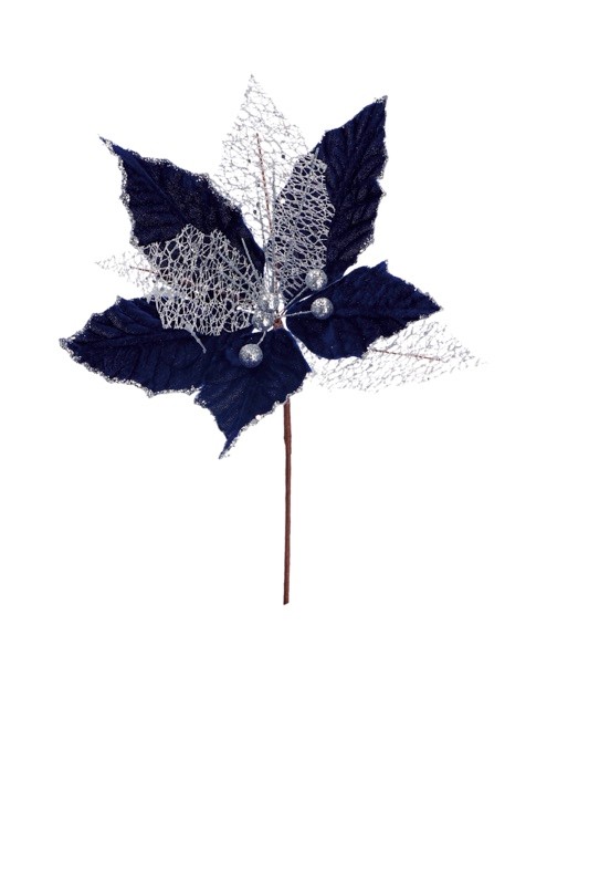 Novogodišnji Cvijetsivo Plavidiam28Xh36 Siva