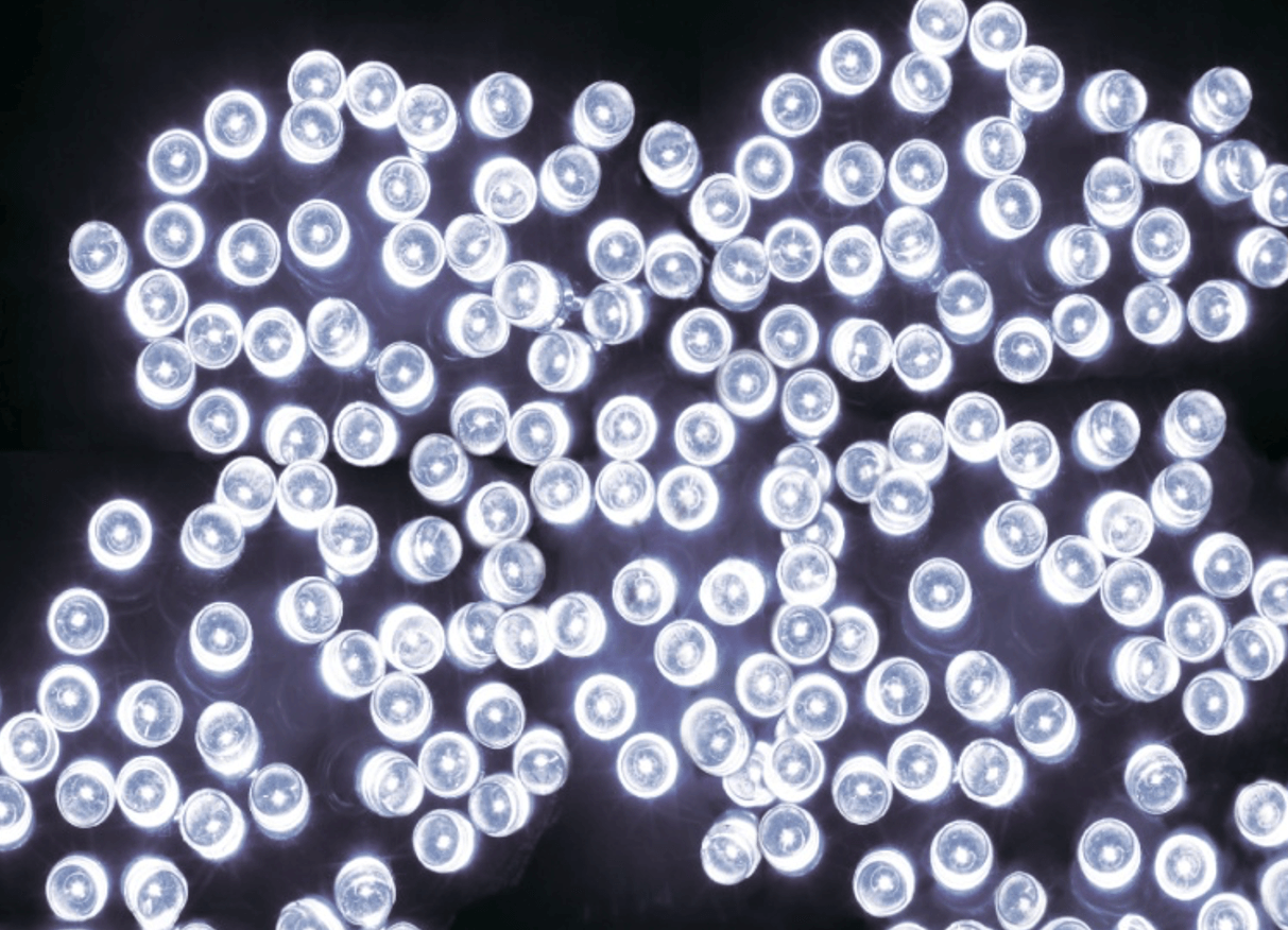 Svijetleći Niz  Novogodišnje Led Lampice 300 Kom Bijela Hladna 32501