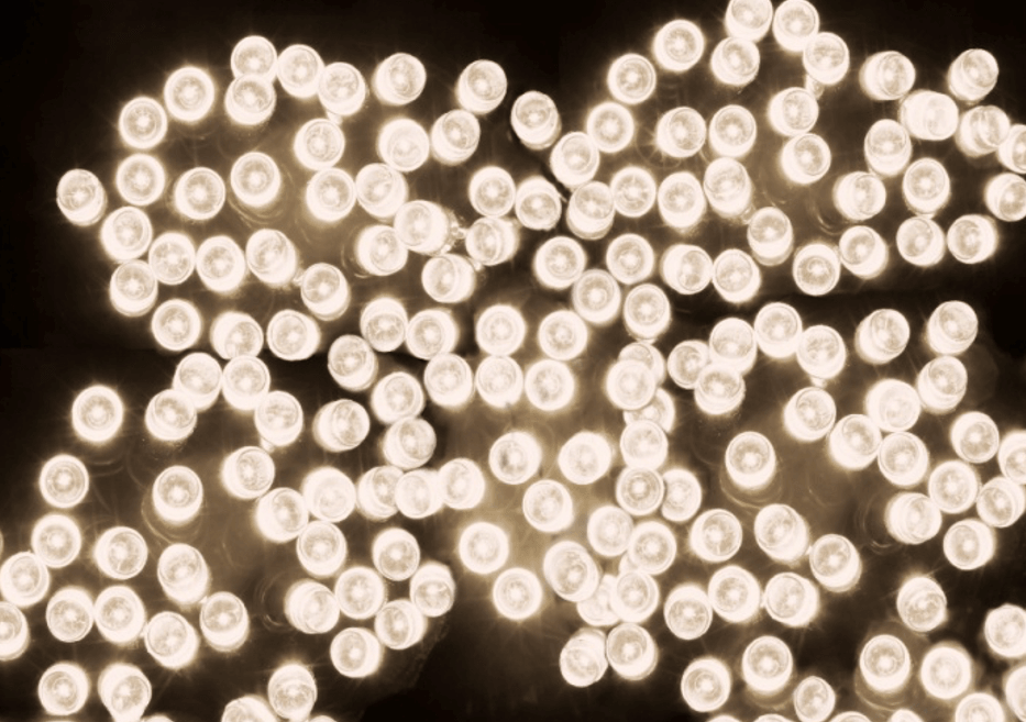 Svijetleći Niz   Novogodišnji  Led Lampice 100 Kom Sa Kontrolerom 5M. Warm 32498