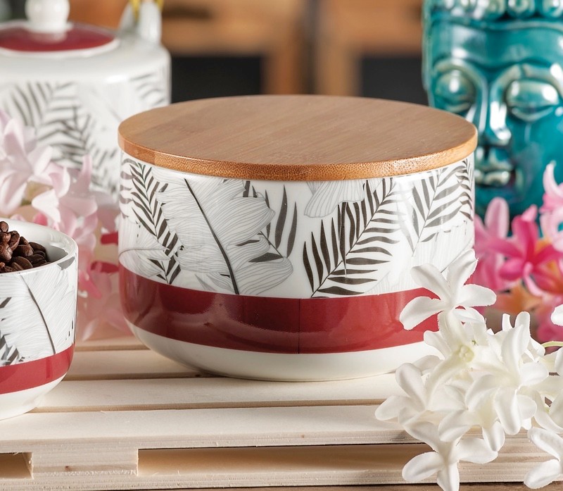 Zdjela Sa Poklopcem Od Bambusa D14Xh9